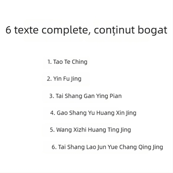 Cartea de exerciții pentru texte taoiste: Tao Te Ching, Daode Jing, Yin Fu Jing, Caligrafie cu script mic regulat, Scriere cu pensulă, Trasare și refacere pe hârtie Xuan