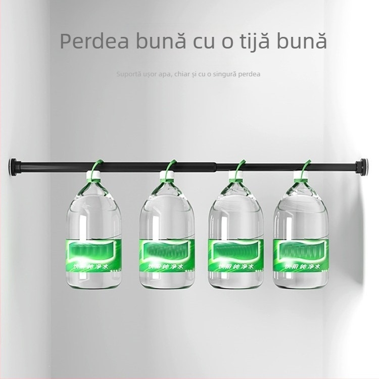 Set perdele de duș din PEVA impermeabil, cu montare magnetică fără găuri, pentru baie, fereastră, ușă și separator