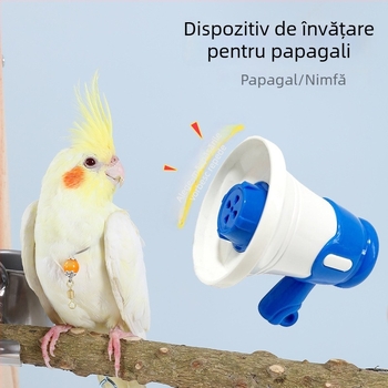 Repetor de vorbire pentru papagal, înregistrator vocal și jucărie interactivă de învățare