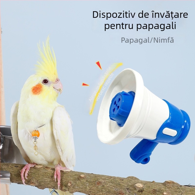 Repetor de vorbire pentru papagal, înregistrator vocal și jucărie interactivă de învățare