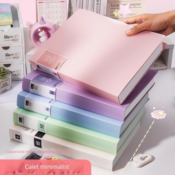 Dosar A4 pentru documente și foi de examen, din plastic, 30–100 de pagini, clemă 310, modelele 8900/8930/8940/8960/8980