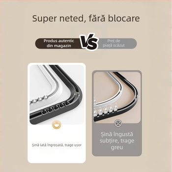 Set perdea de duș magnetic, fără găuri, perdea de separare curbată pentru baie, țesătură impermeabilă pentru duș, separare uscat-umed, pliabil