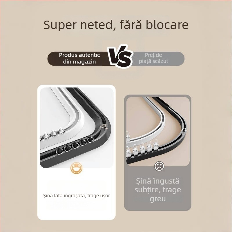 Set perdea de duș magnetic, fără găuri, perdea de separare curbată pentru baie, țesătură impermeabilă pentru duș, separare uscat-umed, pliabil