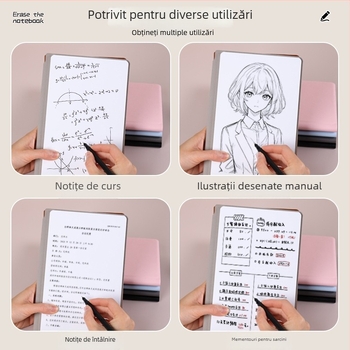 Tablă albă de birou cu două fețe, potrivită pentru scriere și notițe, TOEFL și GRE practică
