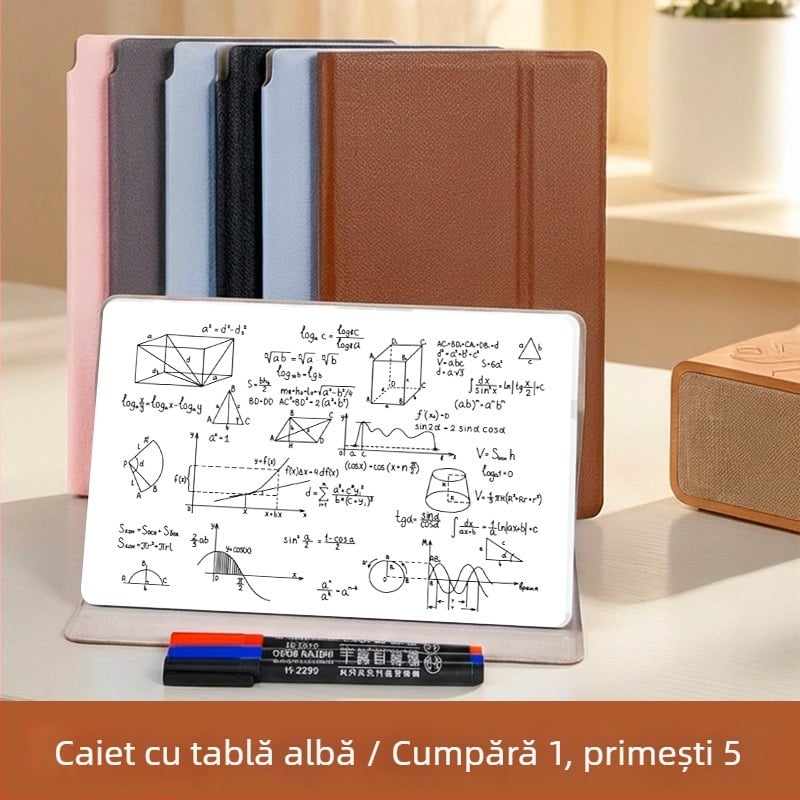 Tablă albă de birou cu două fețe, potrivită pentru scriere și notițe, TOEFL și GRE practică