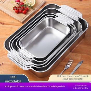 Placă de grătar din oțel inoxidabil, pătrată, pentru pește și fructe de mare, camping în aer liber, compatibilă cu plitele cu inducție.