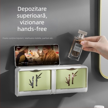 Cutie portabilă pentru săpun pentru spălătorie, mare, rezistentă la apă, fără găuri de montaj, cu design îngroșat, pentru depozitare creativă