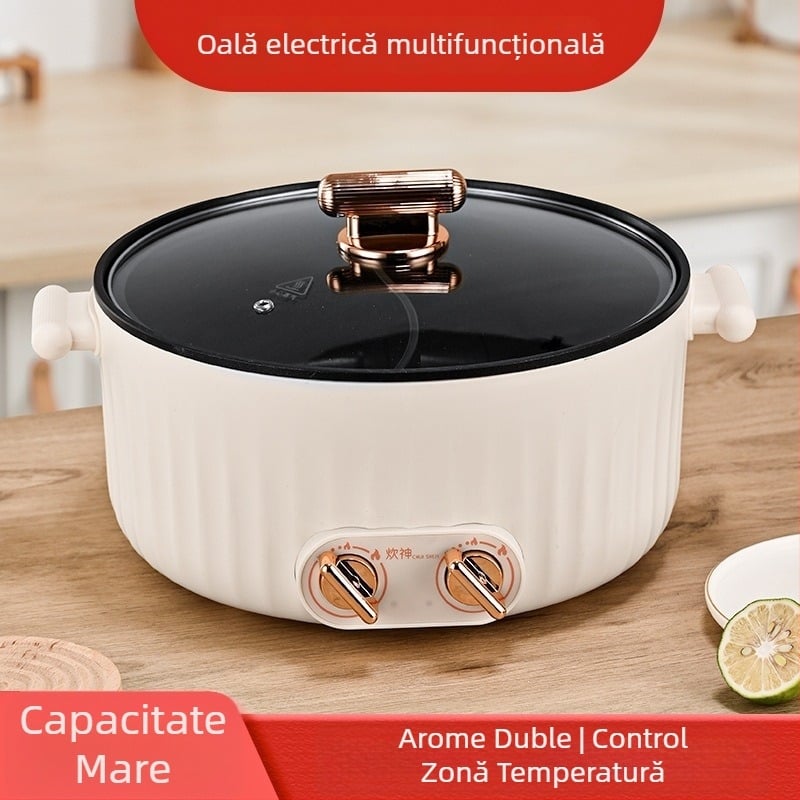 Tigaie electrică cu design suspendat, tigaie multifuncțională pentru gătit, încălzire pe ambele fețe pentru clătite, aparat electrocasnic de uz casnic