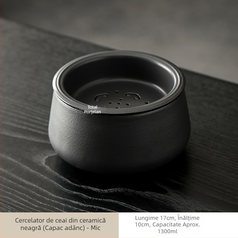 Vas ceramic pentru spălarea ceaiului, cu capac, uz casnic; accesorii pentru ceremonia ceaiului, bazin de apă