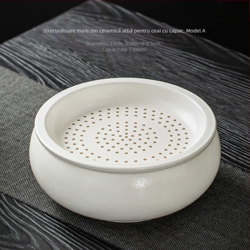 Vas ceramic pentru spălarea ceaiului, cu capac, uz casnic; accesorii pentru ceremonia ceaiului, bazin de apă