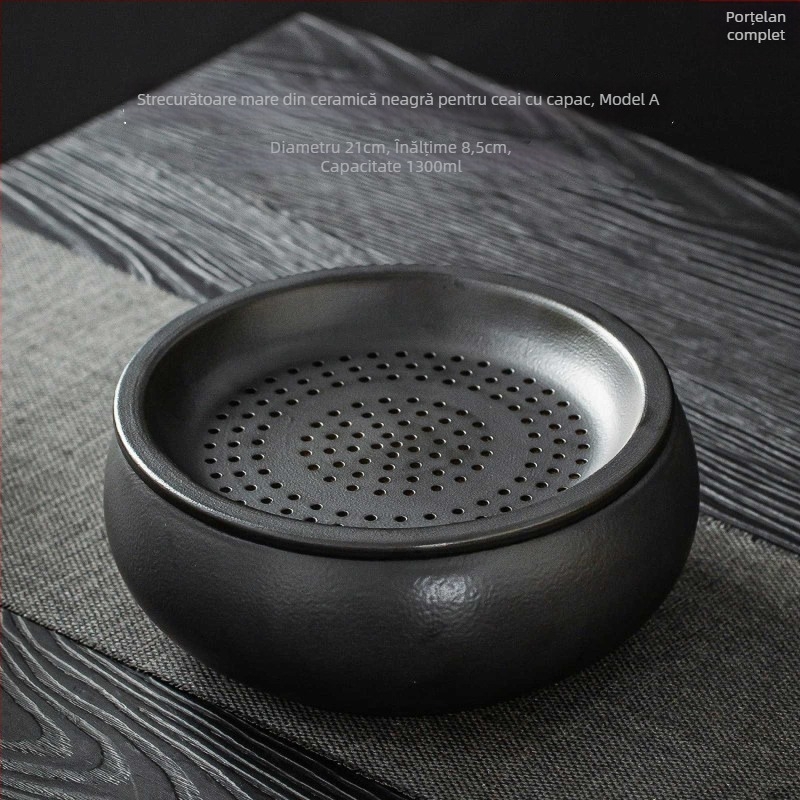 Vas ceramic pentru spălarea ceaiului, cu capac, uz casnic; accesorii pentru ceremonia ceaiului, bazin de apă