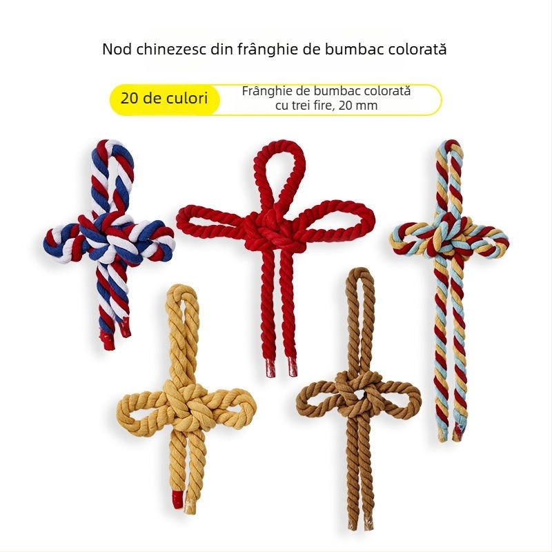 Nod Wanzi din bumbac, decor pentru casă, realizat manual
