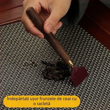 Accesorii pentru set de ceai Kung Fu: filtru pentru zaț de ceai, covoraș impermeabil pentru ceai, covor de bambus, masă de ceai și tavă de ceai, plasă pentru zaț