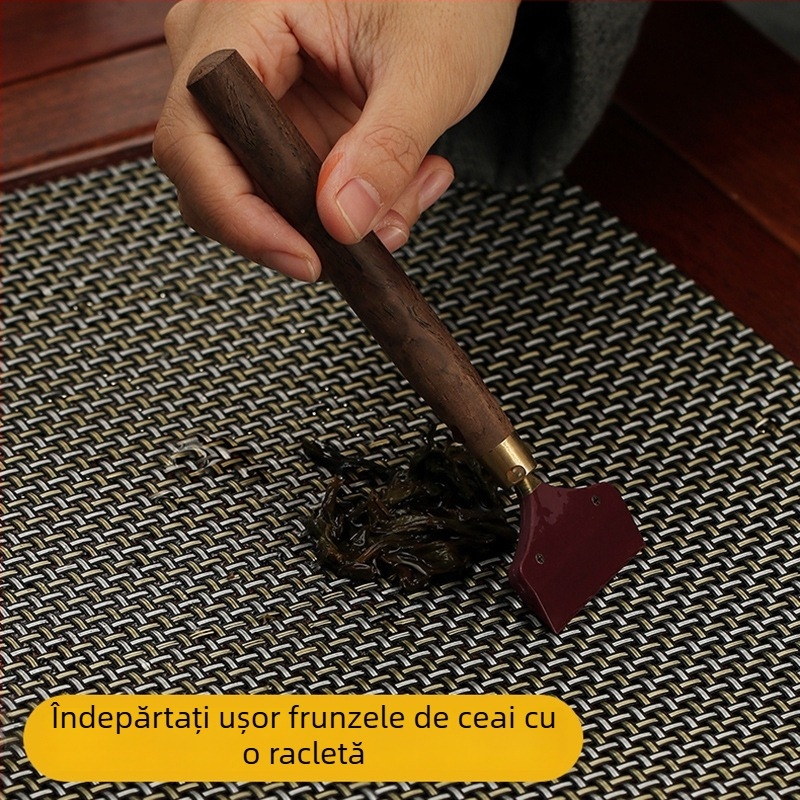 Accesorii pentru set de ceai Kung Fu: filtru pentru zaț de ceai, covoraș impermeabil pentru ceai, covor de bambus, masă de ceai și tavă de ceai, plasă pentru zaț