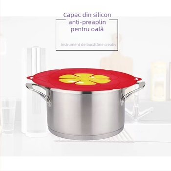 Capac din silicon pentru oale și căni, sigilare prin vid, rezistent la temperaturi înalte, ușor de curățat