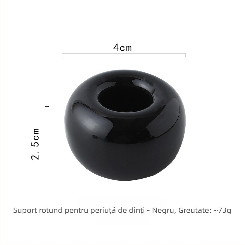 Suport ceramic pentru periuțe de dinți pentru cuplu - design colorat, modern, minimalist