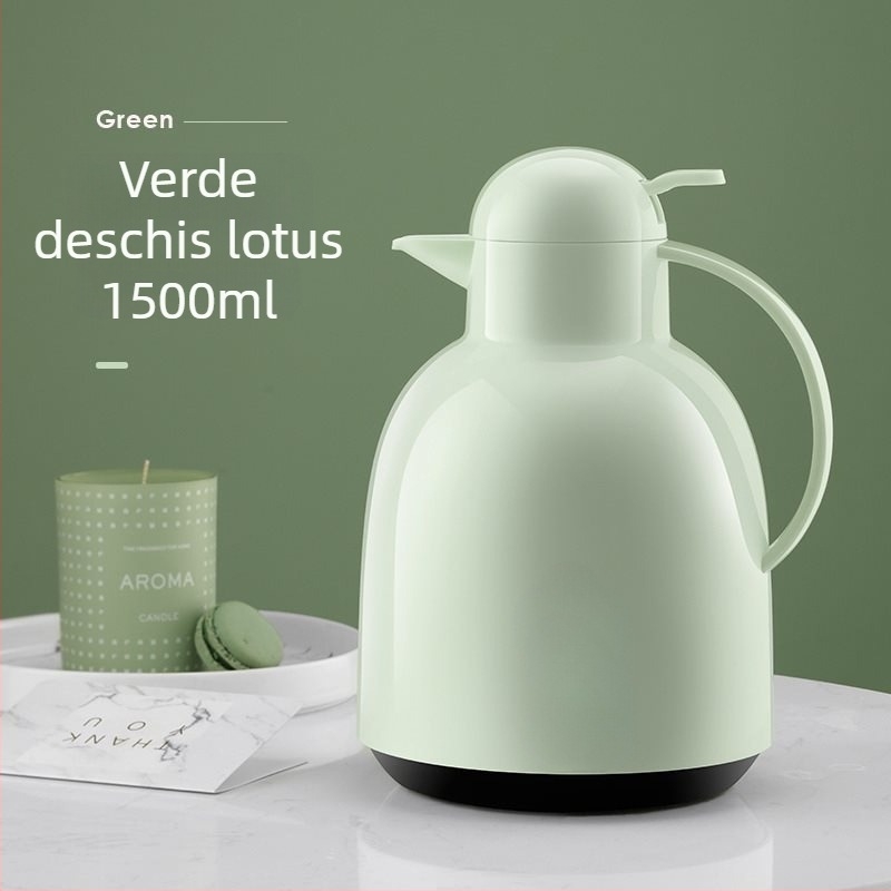 Ceainic izolat cu interior din sticlă, capacitate mare, izolație de lungă durată, pentru zestre de nuntă