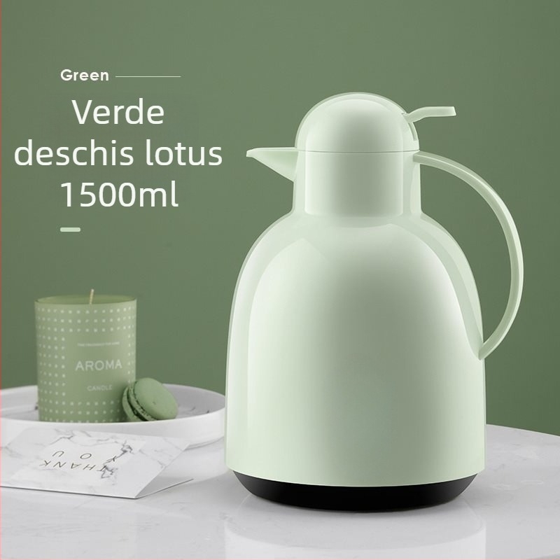 Ceainic izolat cu interior din sticlă, capacitate mare, izolație de lungă durată, pentru zestre de nuntă