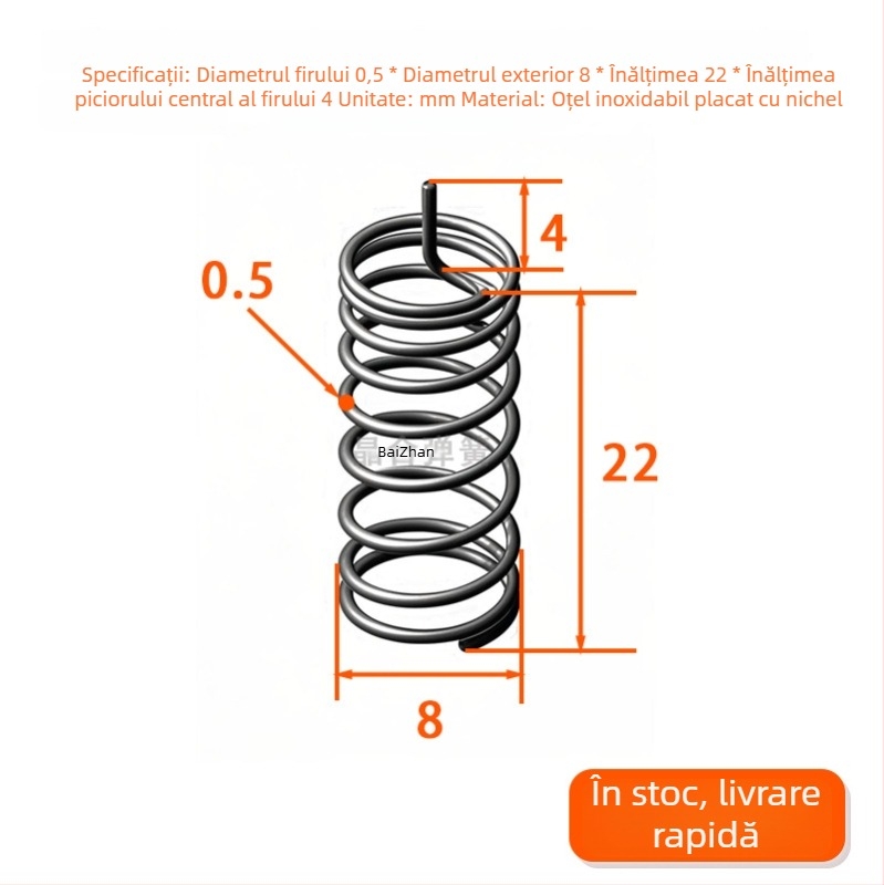 Spiră de atingere pentru panouri de control ale aparatelor mici, spiră dedicată senzorului de atingere pentru butoanele PCB, ușor de sudat
