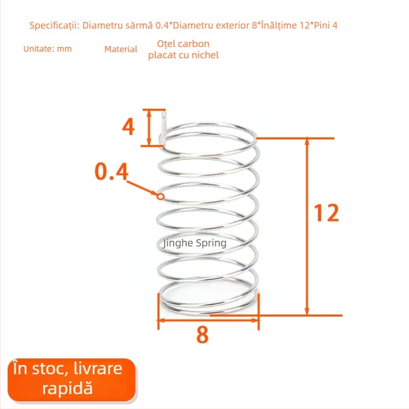 Spiră de atingere pentru panouri de control ale aparatelor mici, spiră dedicată senzorului de atingere pentru butoanele PCB, ușor de sudat