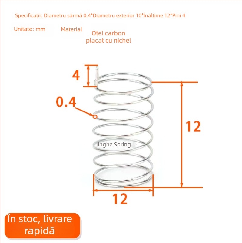 Spiră de atingere pentru panouri de control ale aparatelor mici, spiră dedicată senzorului de atingere pentru butoanele PCB, ușor de sudat