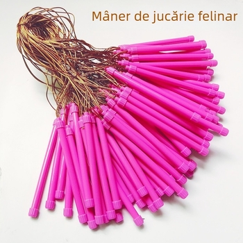 Țeavă din plastic pentru lanternă, set de accesorii pentru jucării, undiță electrică de pescuit, jucărie pentru copii, tijă de agățat păsări