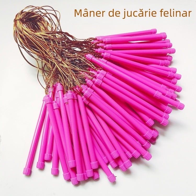 Țeavă din plastic pentru lanternă, set de accesorii pentru jucării, undiță electrică de pescuit, jucărie pentru copii, tijă de agățat păsări