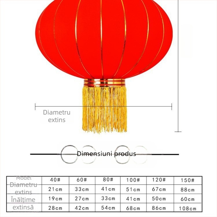 Noi felinare roșii cu textură catifelată pentru Anul Nou Chinezesc, decor pentru balcon și poartă exterioară