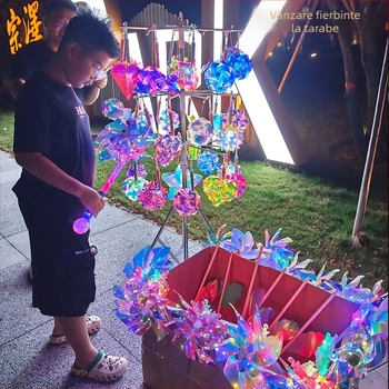 Felinar laser colorat, finisat – felinare portabile care luminează pentru Festivalul Lunii de Toamnă și Festivalul Primăverii, felinare decorative