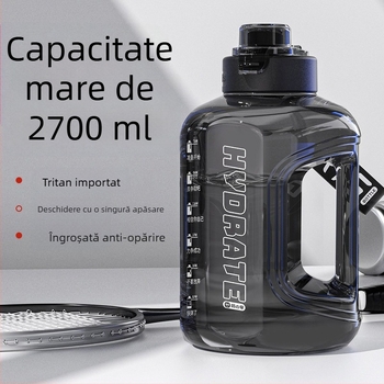 Sticlă de apă cu capacitate mare, model nou 2026, pentru sport, bărbați, dimensiune mare, rezistentă la temperaturi ridicate, sticlă de vară