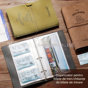 Album de stocare pentru bilete de concerte, filme și trenuri și fotografii Polaroid