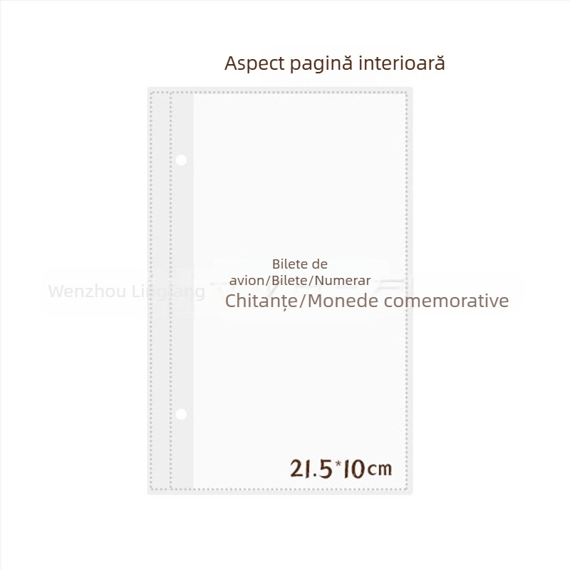Album de stocare pentru bilete de concerte, filme și trenuri și fotografii Polaroid