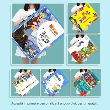 Folder portabil A3 pentru artă și portofoliu, album protejat de 20 de pagini pentru lucrări, dimensiune A3, colecție 4K, dosar A2, dosar ilustrativ 8K