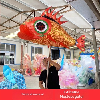 Felinar decorativ pentru festival, în stil Zigong: mari, personalizabile pentru atracții turistice și piețe de noapte