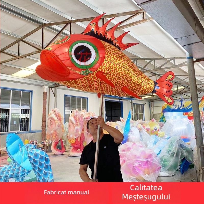 Felinar decorativ pentru festival, în stil Zigong: mari, personalizabile pentru atracții turistice și piețe de noapte