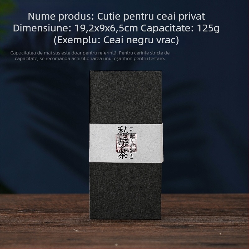Cutie de ambalaj pentru ceai, cutie cadou goală, cutie din carton pentru ceai Pu'er