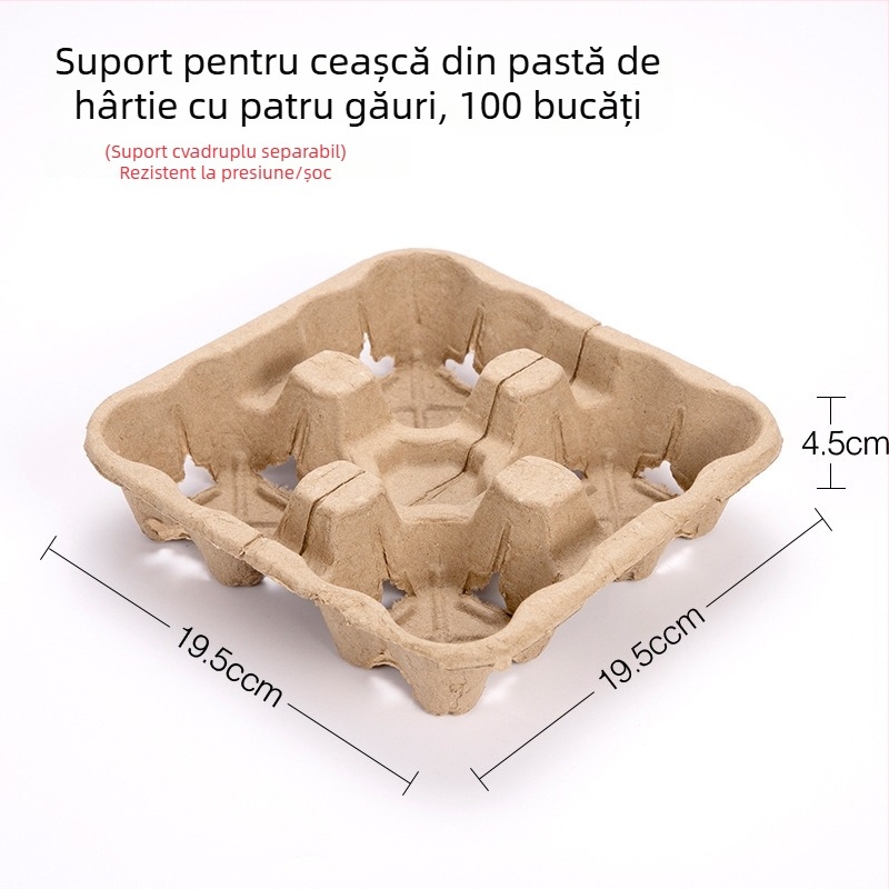 Motiv floare trompetă: set genți pentru pahare pentru pahare de unică folosință și pahare cu două pahare; suporturi din plastic pentru pahare; suport de pahare din pulpă; suport din plastic pentru pahar; geantă din țesătură nețesută; geantă din piele pentr