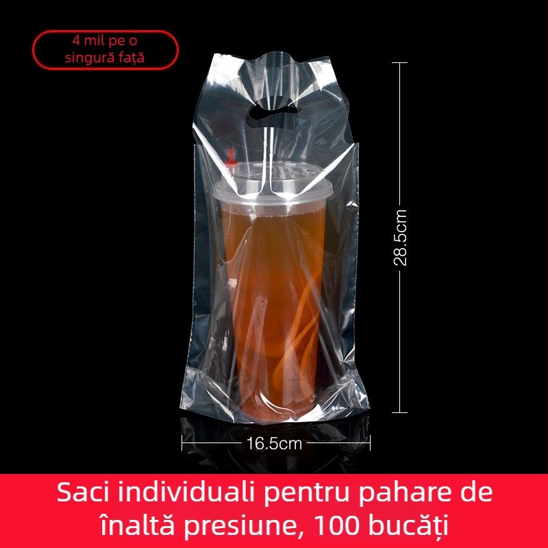 Motiv floare trompetă: set genți pentru pahare pentru pahare de unică folosință și pahare cu două pahare; suporturi din plastic pentru pahare; suport de pahare din pulpă; suport din plastic pentru pahar; geantă din țesătură nețesută; geantă din piele pentr