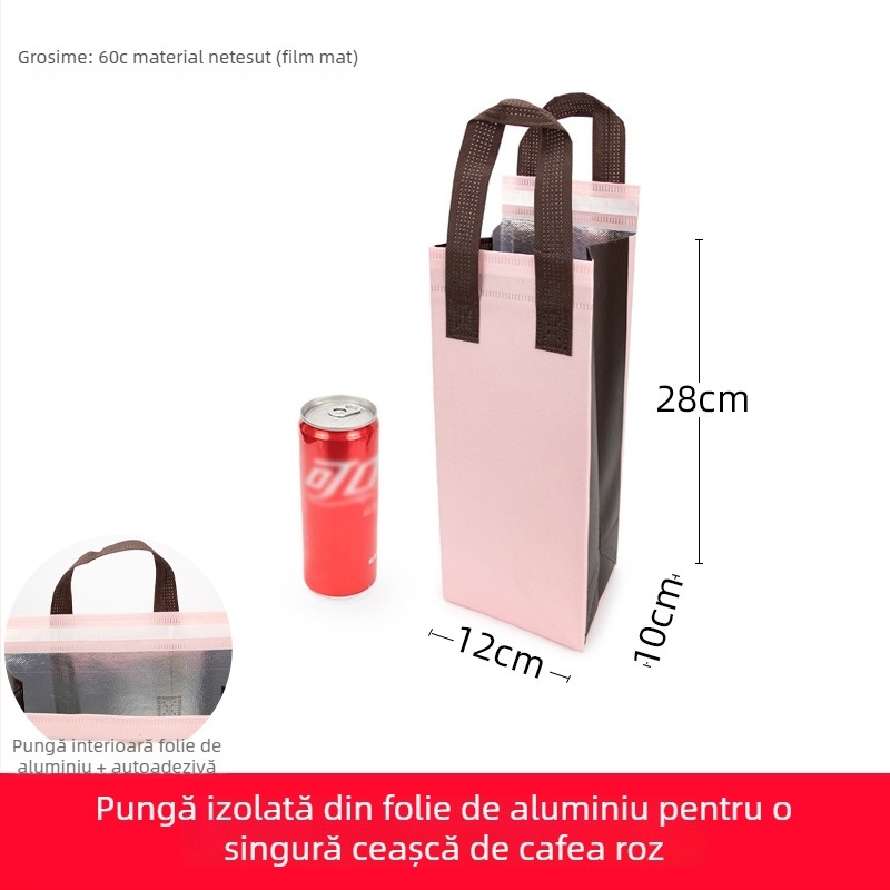 Motiv floare trompetă: set genți pentru pahare pentru pahare de unică folosință și pahare cu două pahare; suporturi din plastic pentru pahare; suport de pahare din pulpă; suport din plastic pentru pahar; geantă din țesătură nețesută; geantă din piele pentr