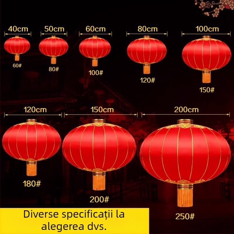 Felinar din mătase, în formă de pepene de iarnă, impermeabil pentru exterior, decor festiv pentru nunți