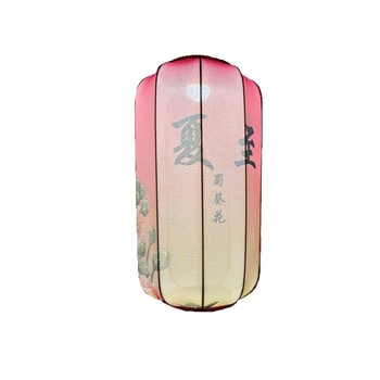 Fenar personalizat din dovleac de iarnă pe material stretch, 24 de termeni solari, stil chinezesc tradițional pentru decor exterior în zone pitorești, oraș vechi și restaurante