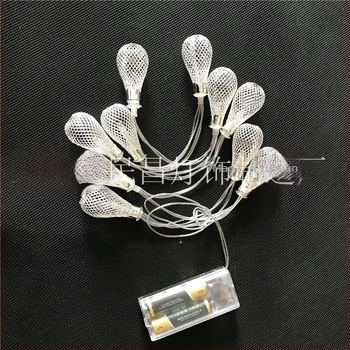 LED colorate care clipesc – șir de lumini cu bile metalice pentru nunți, casă nouă și decor de Crăciun