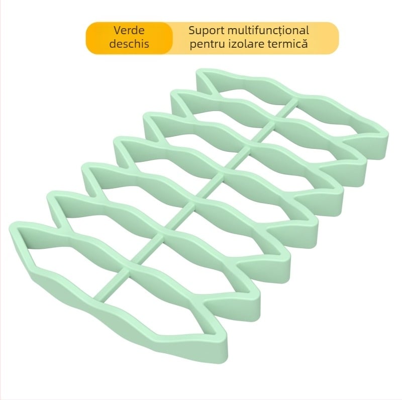 Covoraș din silicon termorezistent, anti-derapant pentru bucătărie, bază de masă multifuncțională