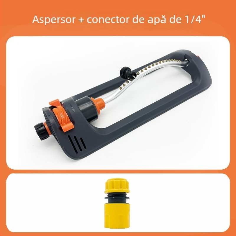 Stropitor automat rotativ 180° cu 19 duze pentru grădină și gazon