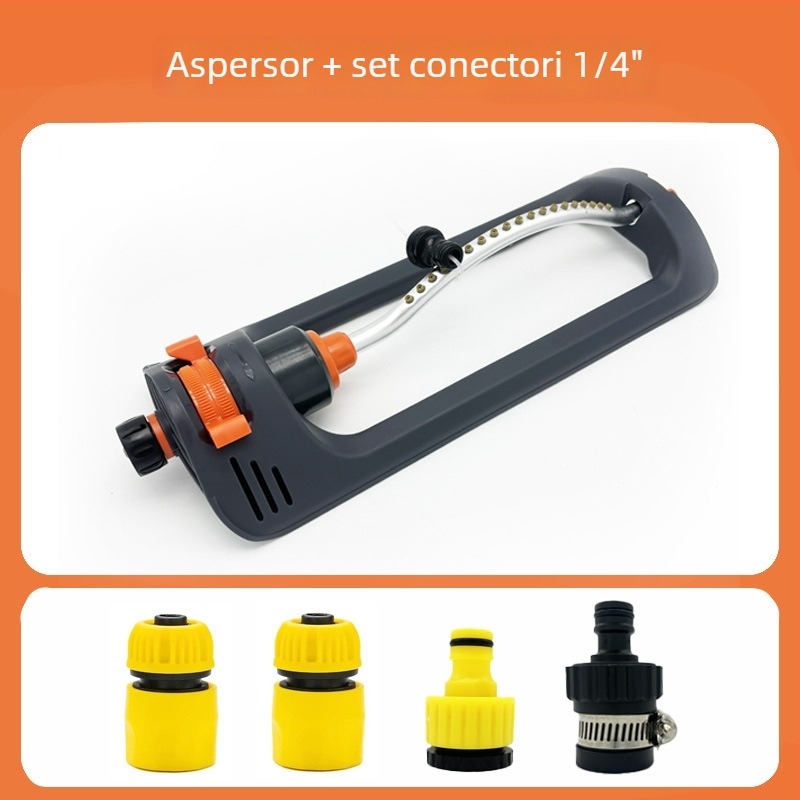 Stropitor automat rotativ 180° cu 19 duze pentru grădină și gazon
