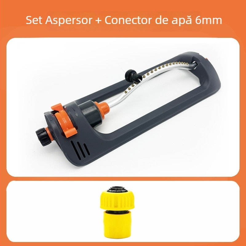 Stropitor automat rotativ 180° cu 19 duze pentru grădină și gazon