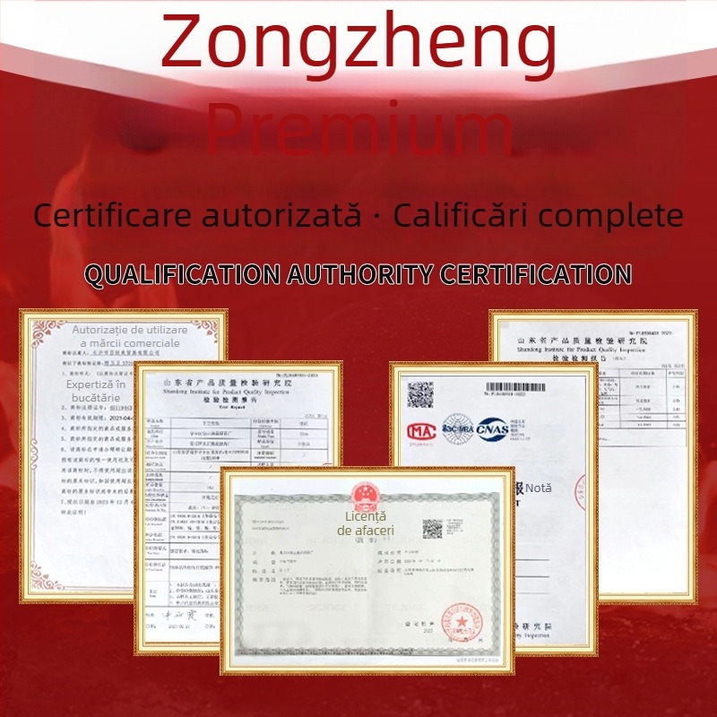 Capac din lemn pentru wok din fier, lucrat manual