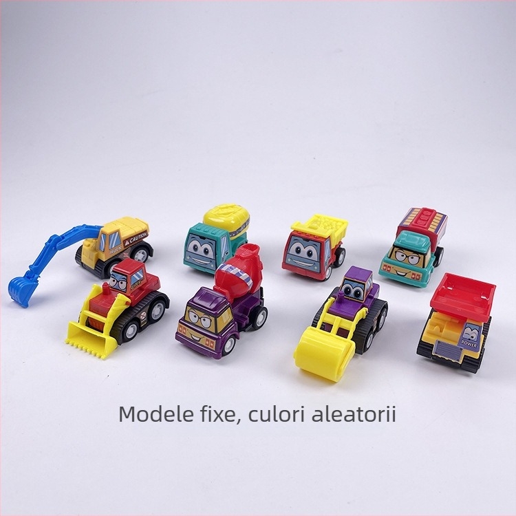 Ouă de Paște multicolor cu surpriză: mașinuță cu tracțiune inversă, jucărie creativă din coajă de ou pentru copii