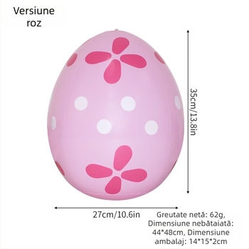 Ouă de Paște gonflabile – decorațiuni pentru exterior, jucării pentru copii pentru curte, gazon și grădină