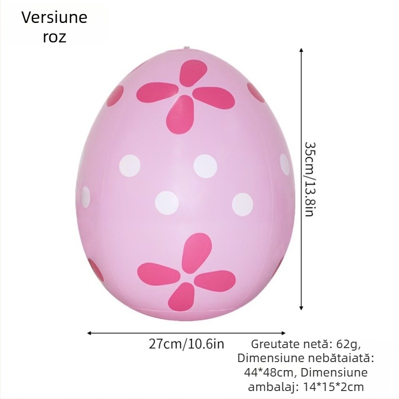 Ouă de Paște gonflabile – decorațiuni pentru exterior, jucării pentru copii pentru curte, gazon și grădină